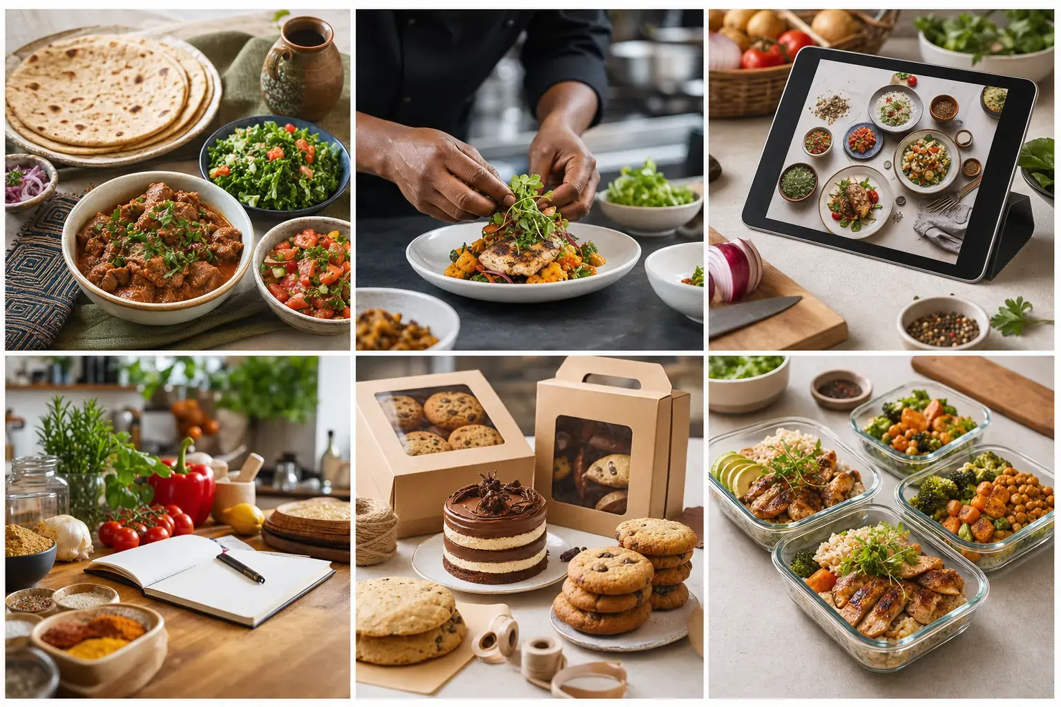 Food business menu planning category
